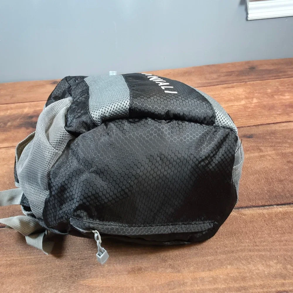 Jadinvali Foldable Backpack Mens Womens OS Black Excellent Ripstop Honeycomb Bag